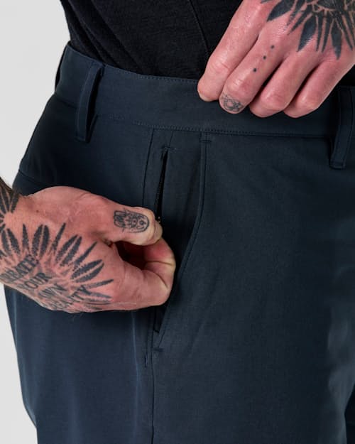 on model image of Equator Hybrid Short - 7"