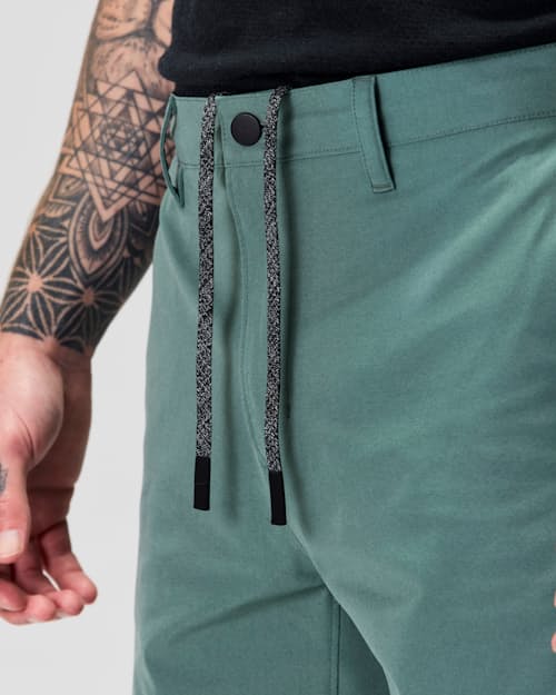 on model image of Equator Hybrid Short - 9"