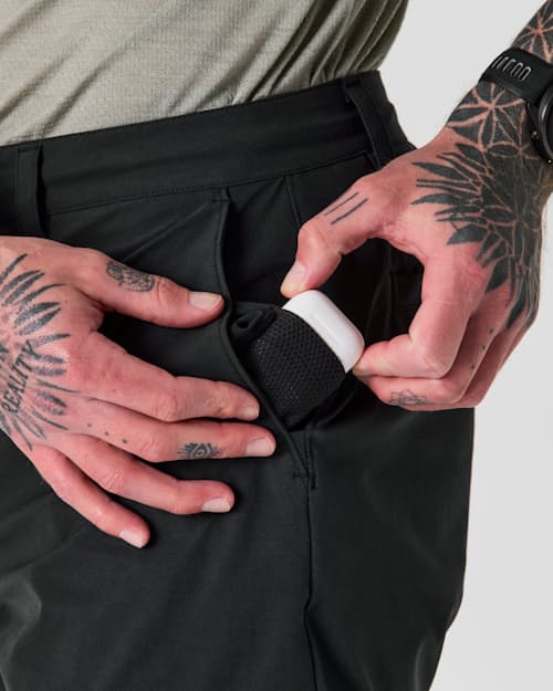 on model image of Equator Hybrid Short - 9"