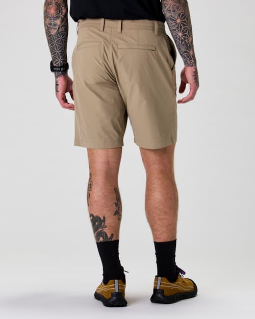 on model image of Equator Hybrid Short - 9"