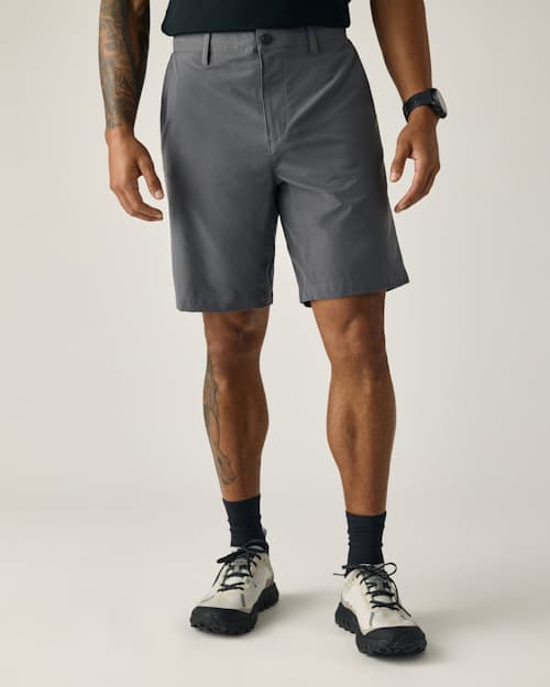 on model image of Equator Hybrid Short - 9"
