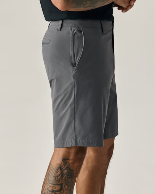 on model image of Equator Hybrid Short - 9"