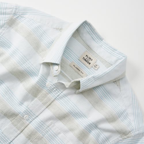 laydown detail image of Classic Stripe Short Sleeve Shirt