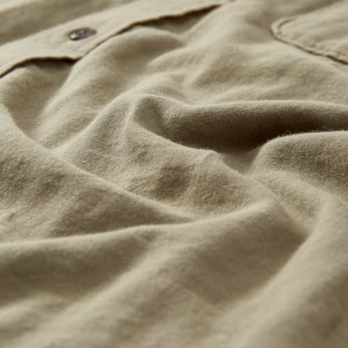 laydown detail image of Double Gauze Utility Shirt