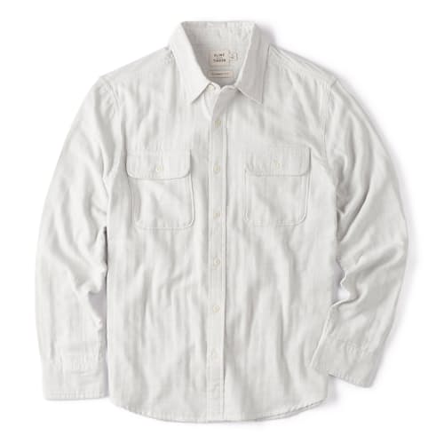 laydown image of Double Gauze Utility Shirt