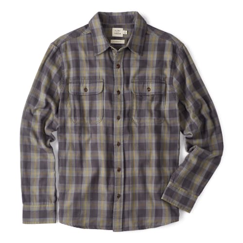 laydown image of Double Gauze Utility Shirt