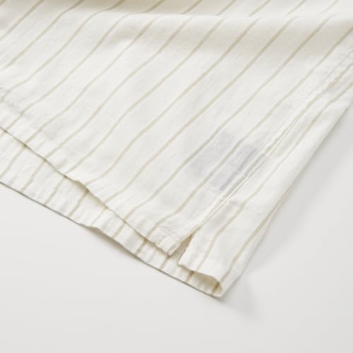 laydown detail image of Camp Collar Stripe Short Sleeve Shirt