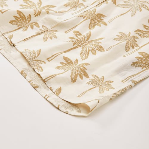 laydown detail image of Classic Slub Palm Short Sleeve Shirt