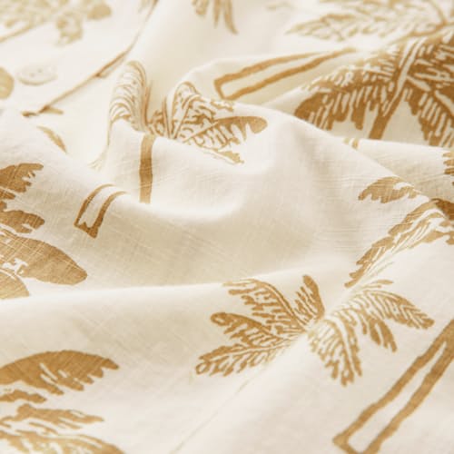 laydown detail image of Classic Slub Palm Short Sleeve Shirt