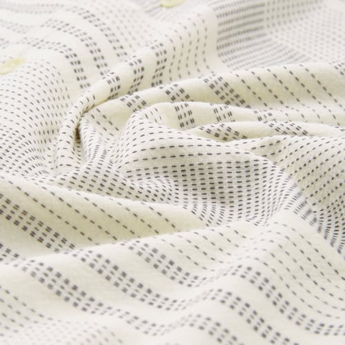 laydown detail image of Camp Collar Dobby Stripe Short Sleeve Shirt