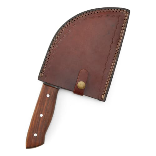 laydown image of Butcher Kitchen Cleaver