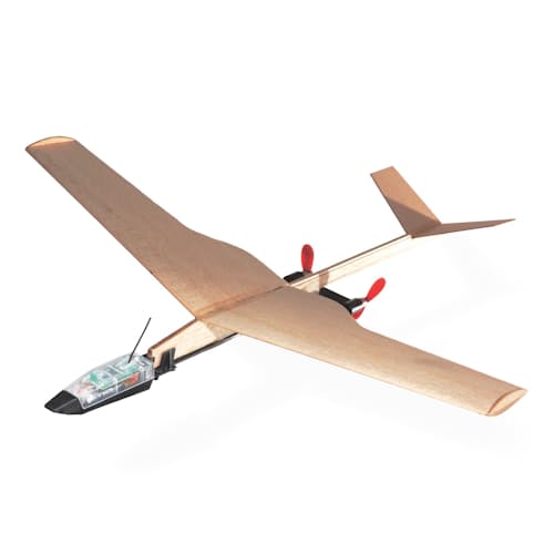 laydown image of Balsa Wood Airplane Flying Kit - Exclusive