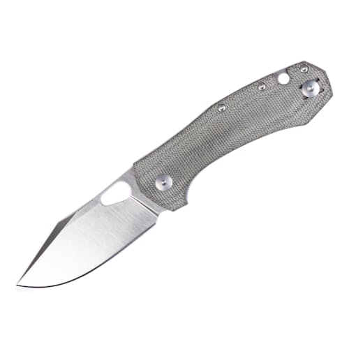 laydown image of Ace Atelier Green Canvas Knife