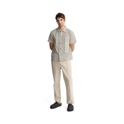 on model image of Tile Short Sleeve Shirt