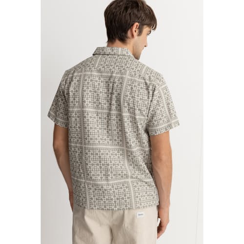 on model image of Tile Short Sleeve Shirt