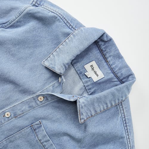 laydown detail image of Denim Long Sleeve Shirt