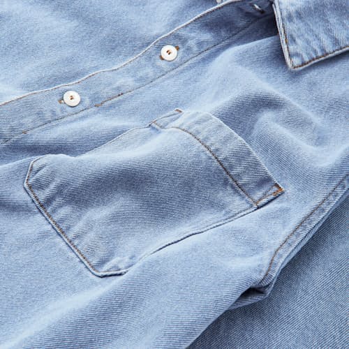 laydown detail image of Denim Long Sleeve Shirt