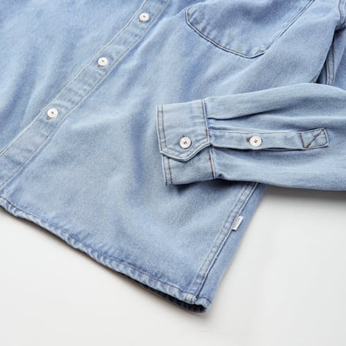 laydown detail image of Denim Long Sleeve Shirt