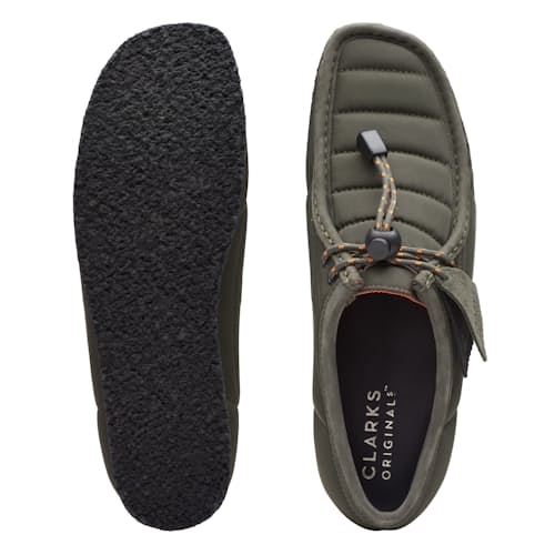 laydown image of Wallabee Quilted Low Chukka