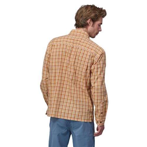 on model image of Long-Sleeved Island Hopper Shirt