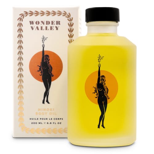 laydown image of Hinoki Body Oil