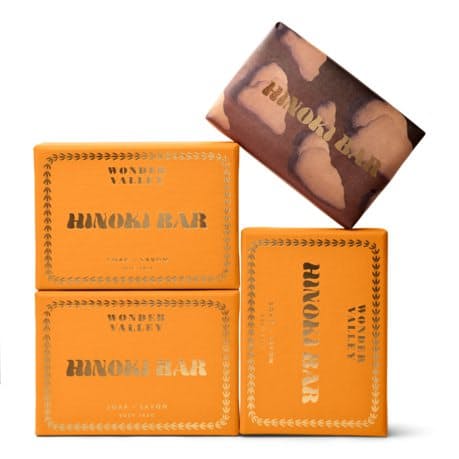 laydown image of Hinoki Bar Soap