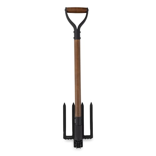 laydown image of Folding Spading Fork