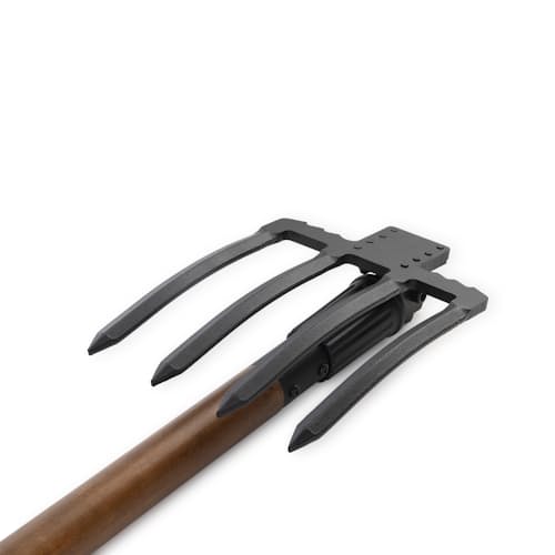 laydown detail image of Folding Spading Fork