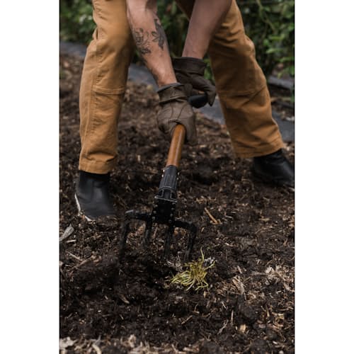 lifestyle image of Folding Spading Fork