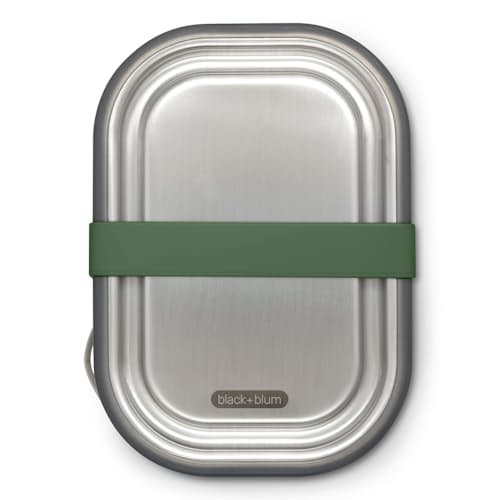 laydown image of Stainless Steel Large Lunch Box