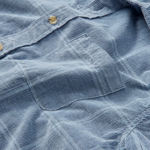 lifestyle image of Lightweight Plaid Cord Shirt