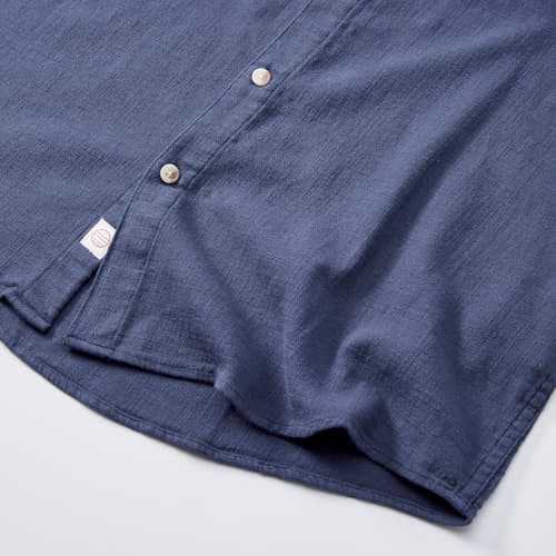 laydown detail image of Classic Stretch Selvage Short Sleeve Shirt