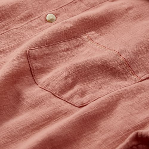 laydown detail image of Classic Stretch Selvage Long Sleeve Shirt