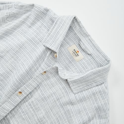 laydown detail image of Classic Stretch Selvage Long Sleeve Shirt