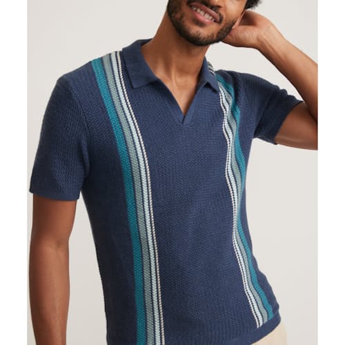 on model image of Conrad Sweater Polo