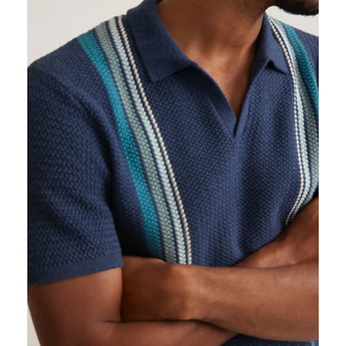on model image of Conrad Sweater Polo