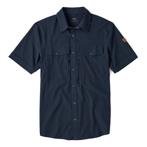 laydown image of Abisko Trekking Short Sleeve Shirt