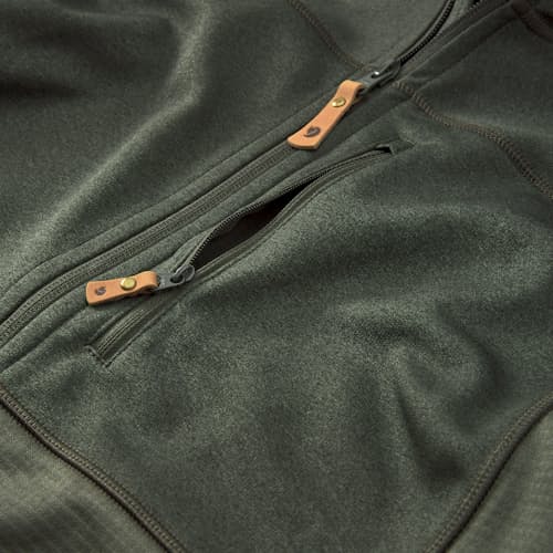 laydown detail image of Abisko Trail Fleece Jacket