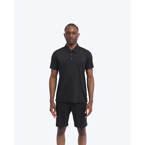 on model image of Solotex Mesh Polo
