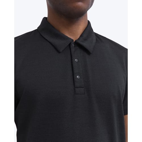 on model image of Solotex Mesh Polo