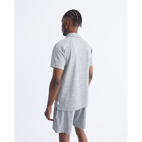 on model image of Solotex Mesh Polo
