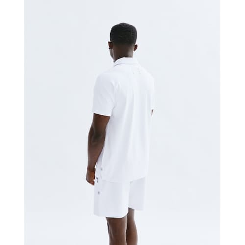 on model image of Solotex Mesh Polo