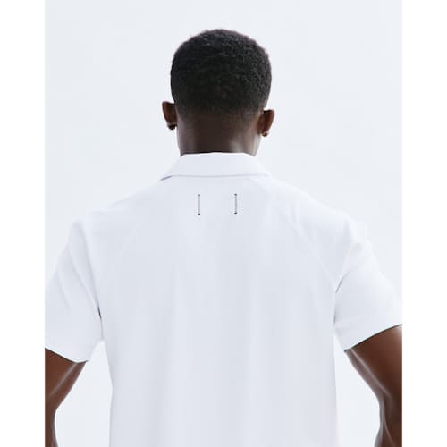 on model image of Solotex Mesh Polo