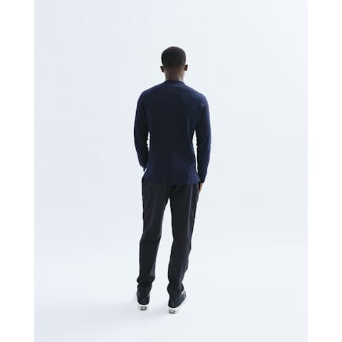 lifestyle image of Slub Long Sleeve Henley