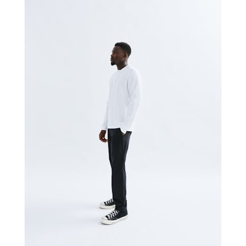 lifestyle image of Slub Long Sleeve Henley