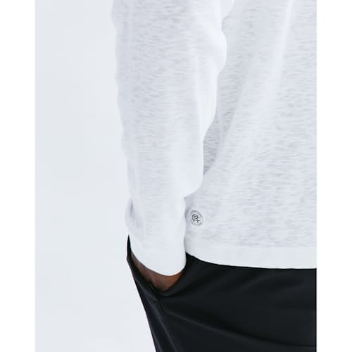 lifestyle image of Slub Long Sleeve Henley