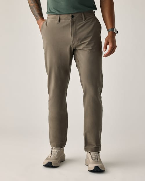 lifestyle image of 72-Hour Merino 5-Pocket Pant - HB Athletic Tapered