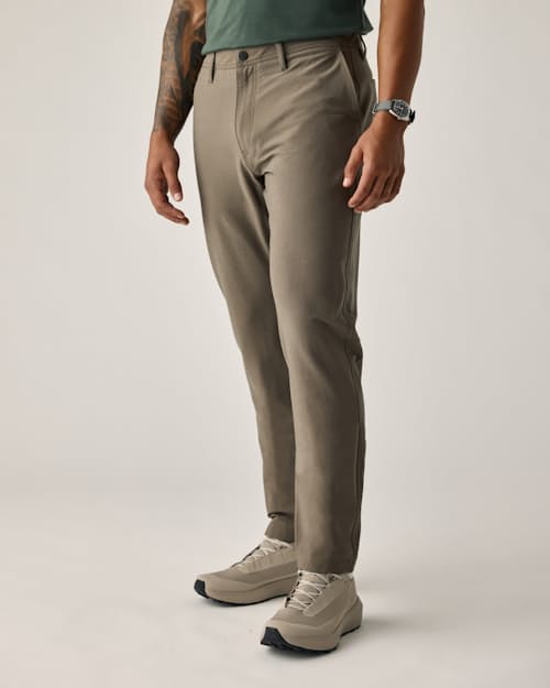 lifestyle image of 72-Hour Merino 5-Pocket Pant - HB Athletic Tapered