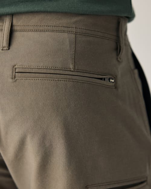lifestyle image of 72-Hour Merino 5-Pocket Pant - HB Athletic Tapered