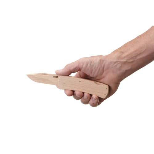 laydown image of Nathan's Wooden Knife Safety Kit